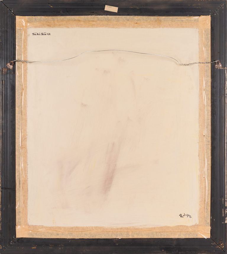 In the Manner of George Rodrigue, 'Blue Dog with Polka Dot Necktie'