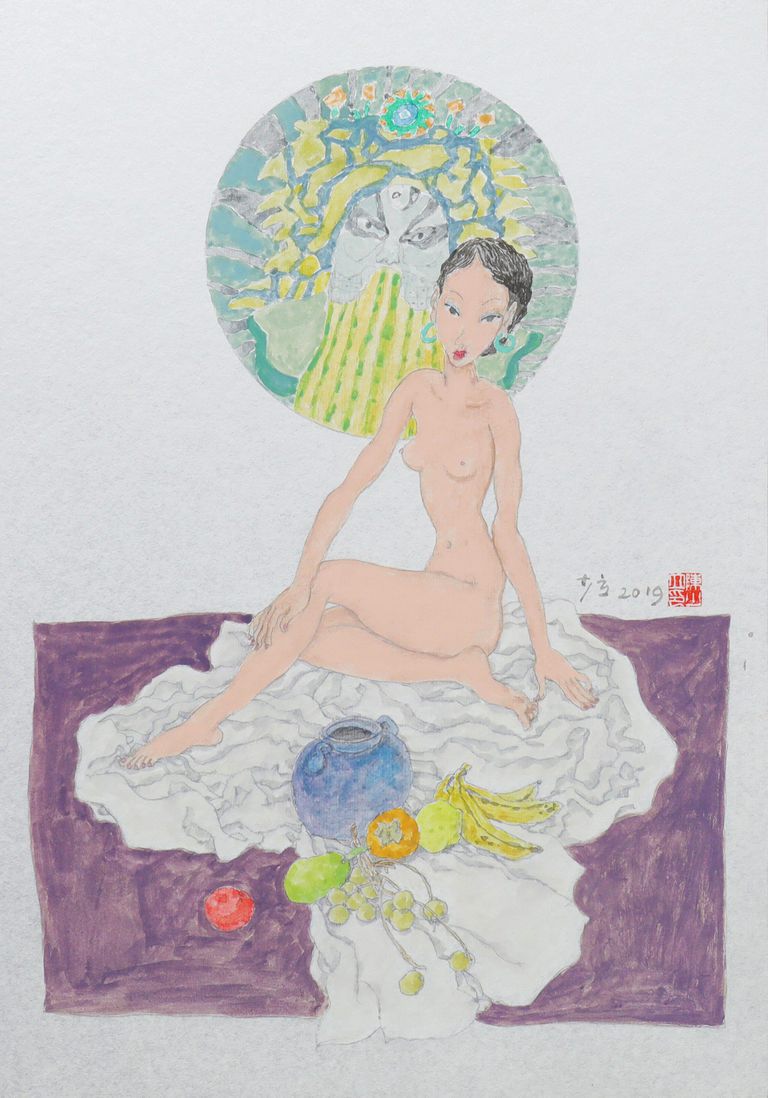 Shaoli Chen, 'Naked girl 2'