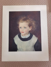 Print After Auguste Renoir's Masterpiece Marguerite-Thérèse (Margot) Berard
