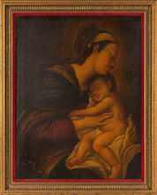 Classic Oil Painting of Madonna and Child