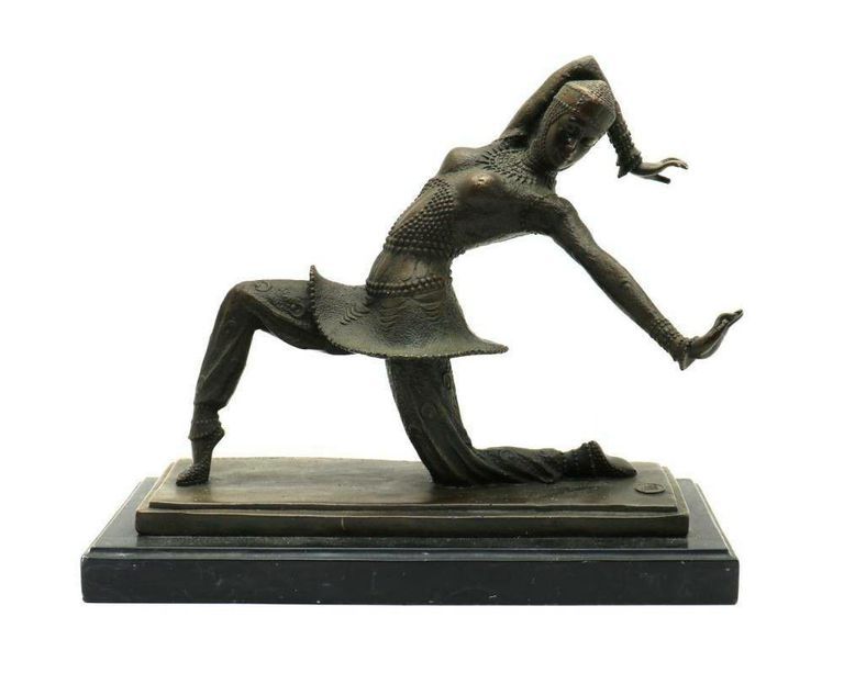 Bronze Acrobat/Dancer Figure - Art Deco
