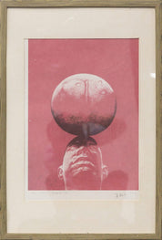 Su Xinping Ball Player No. 3 original limited edition print