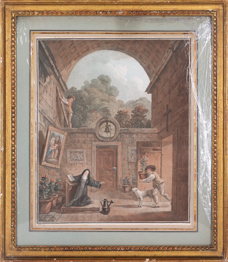 Robert Hubert, "Laprière interrupted"