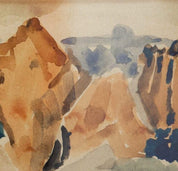 Richard Gessner "Mediterranean landscape view"