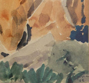 Richard Gessner "Mediterranean landscape view"