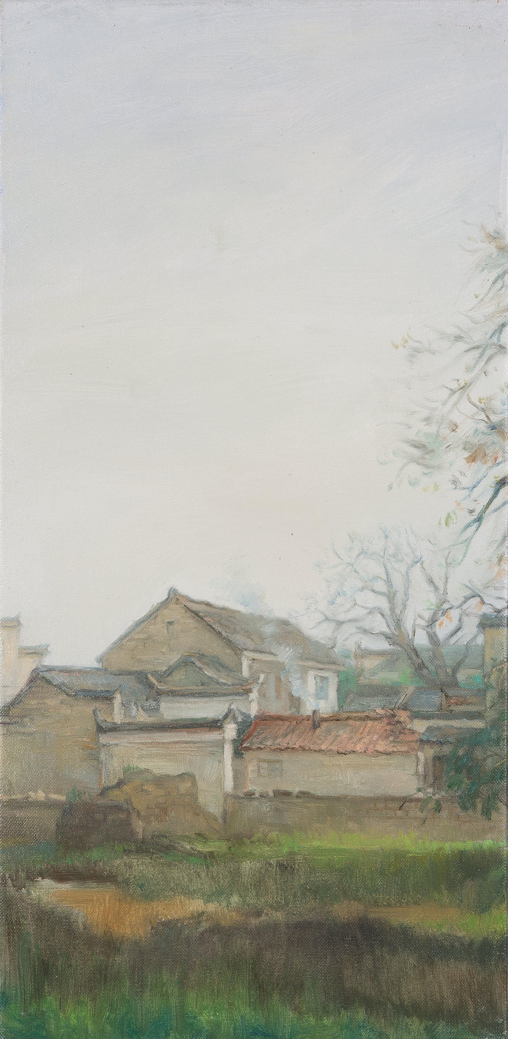 Morning in Ancient Village – 3 Landscapes