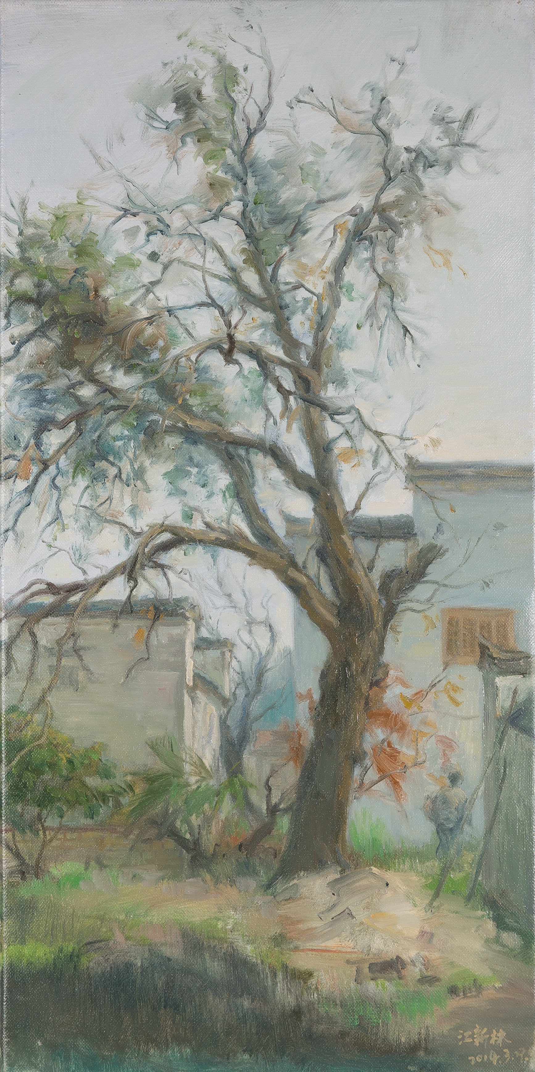 Morning in Ancient Village – 3 Landscapes