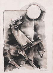 Maqbool Fida Husain - "Horse"