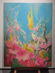 Peach Blossom in Free Fall