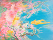 Peach Blossom in Free Fall