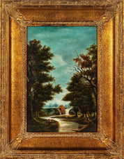 Joseph Meeker, 'Fishing on Scajaquada Creek'