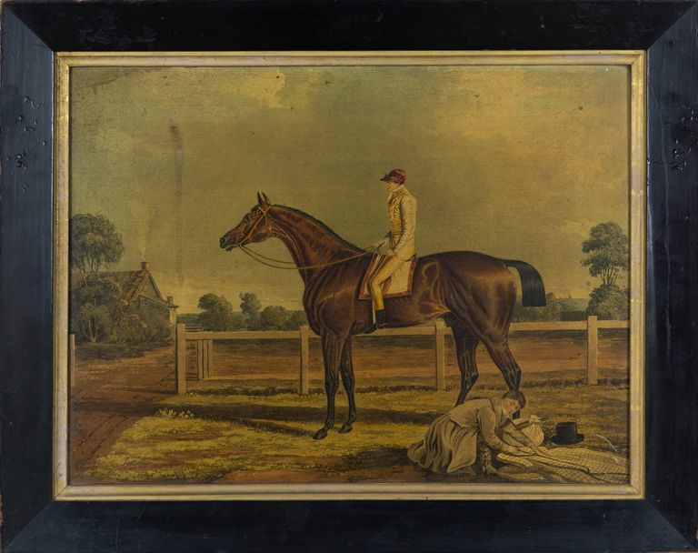 John Frederick Herring Sr (after)  Reveller, the winner of the Great St. Leger, at Doncaster, 1818.