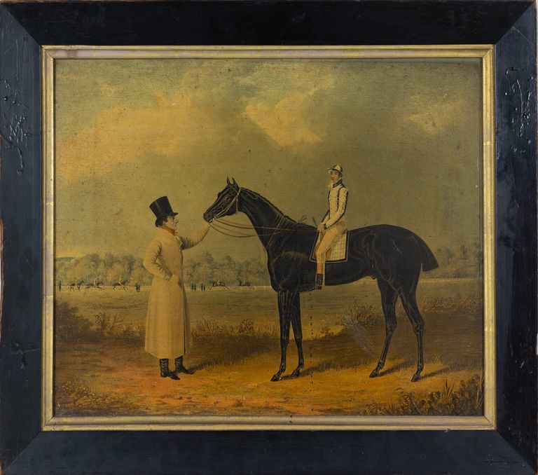 John Frederick Herring Sr (after)  Jerry, the winner of the Great St. Leger, at Doncaster, 1824.