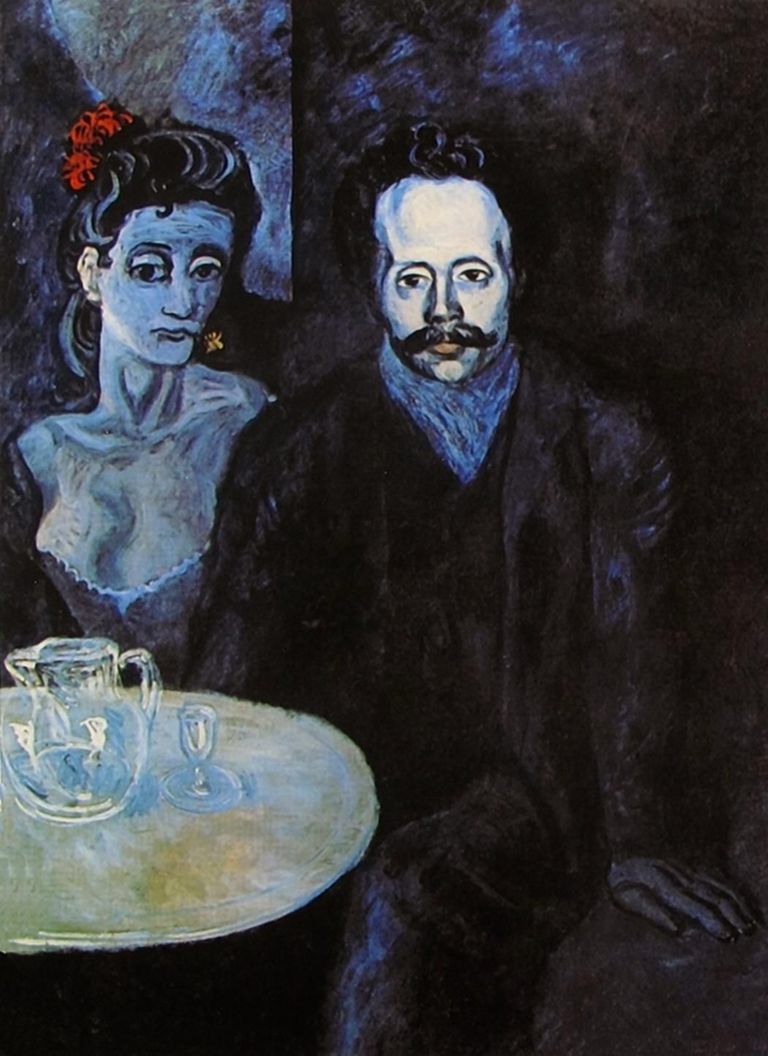 Pablo Picasso, 'Couple At Cafe'