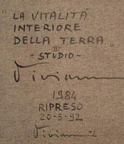 Signed Mixed Media Surrealist Composition by Italian Artist Vanni Viviani