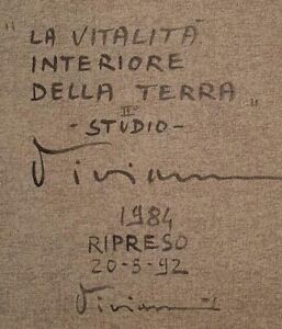 Signed Mixed Media Surrealist Composition by Italian Artist Vanni Viviani