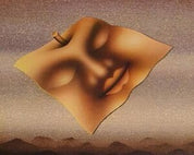Signed Mixed Media Surrealist Composition by Italian Artist Vanni Viviani