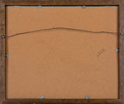 Framed Vintage Landscape Painting Signed Shari