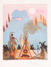 Salvador Dal, 'Carmen Sings the Gypsy Song'