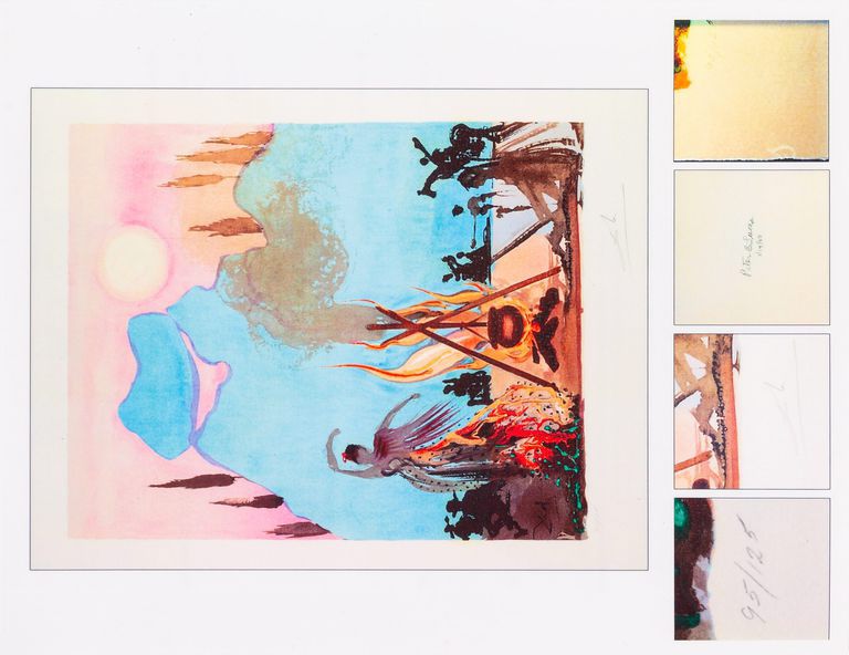 Salvador Dal, 'Carmen Sings the Gypsy Song'