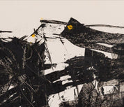 Fritz Bach Mixed Media Abstract Compostion