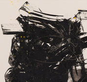 Fritz Bach Mixed Media Abstract Compostion