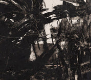 Fritz Bach Mixed Media Abstract Compostion