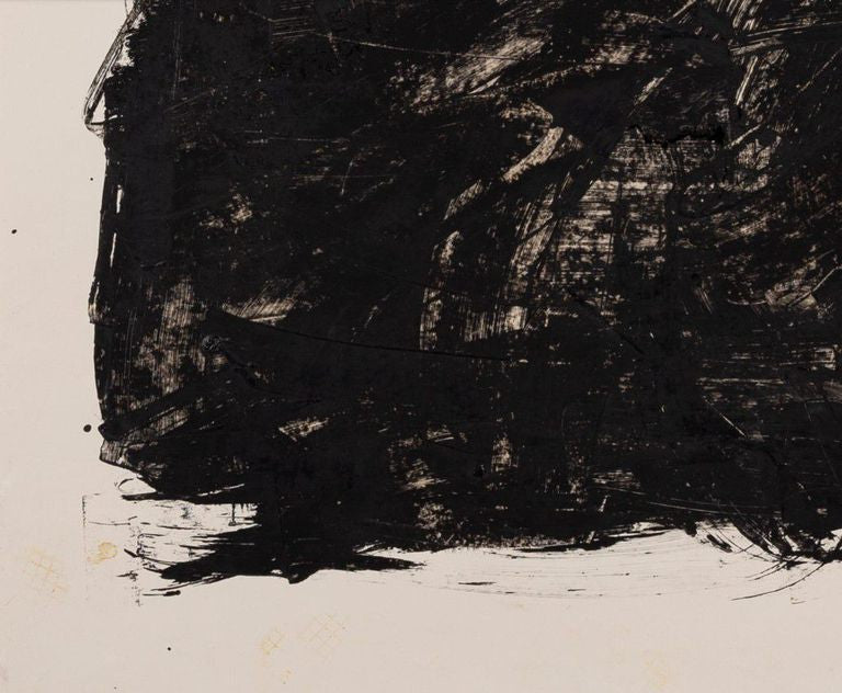 Fritz Bach Mixed Media Abstract Compostion