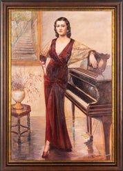 Misha Podryski, "Woman at Piano"