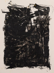 Fritz Bach Mixed Media Abstract Compostion