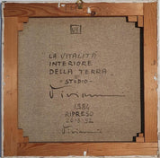 Signed Mixed Media Surrealist Composition by Italian Artist Vanni Viviani