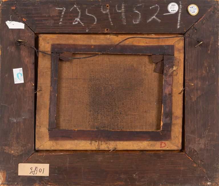 Follower of Frederic Daniel Hardy – Domestic Life Beside the Fire & The Feathered Visitor