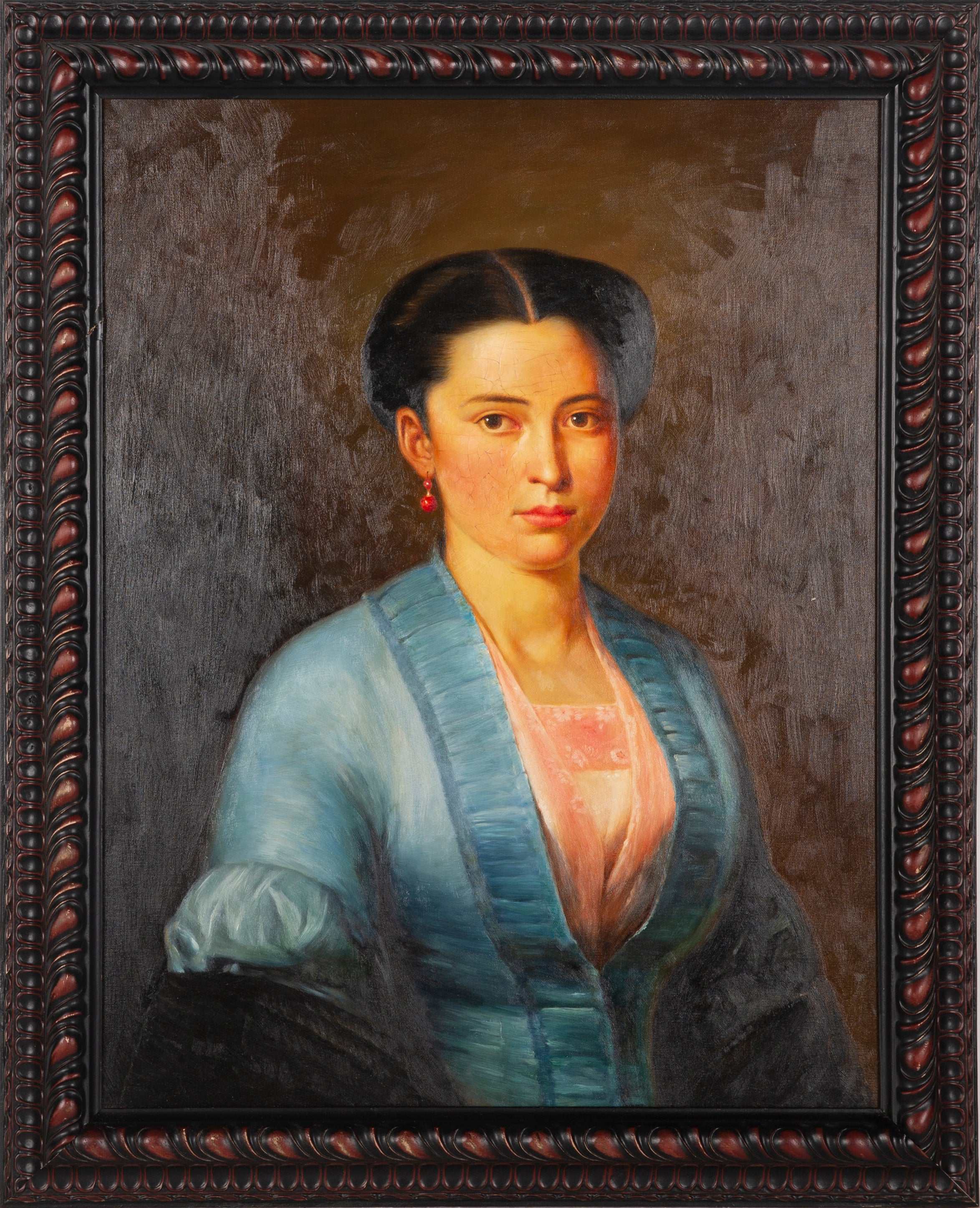 Circle of Carlos Luis de Ribera (Rome, 1815 – Madrid, 1891) – Portrait of a Lady (circa 1850)
