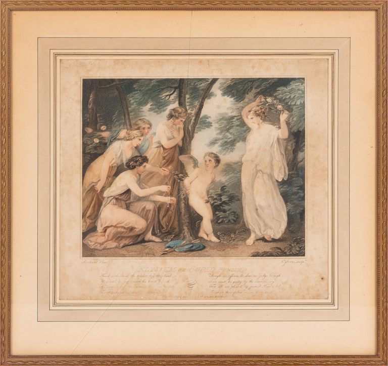 Elysium or Cupid Punish’d by John Ogborn After Thomas Stothard