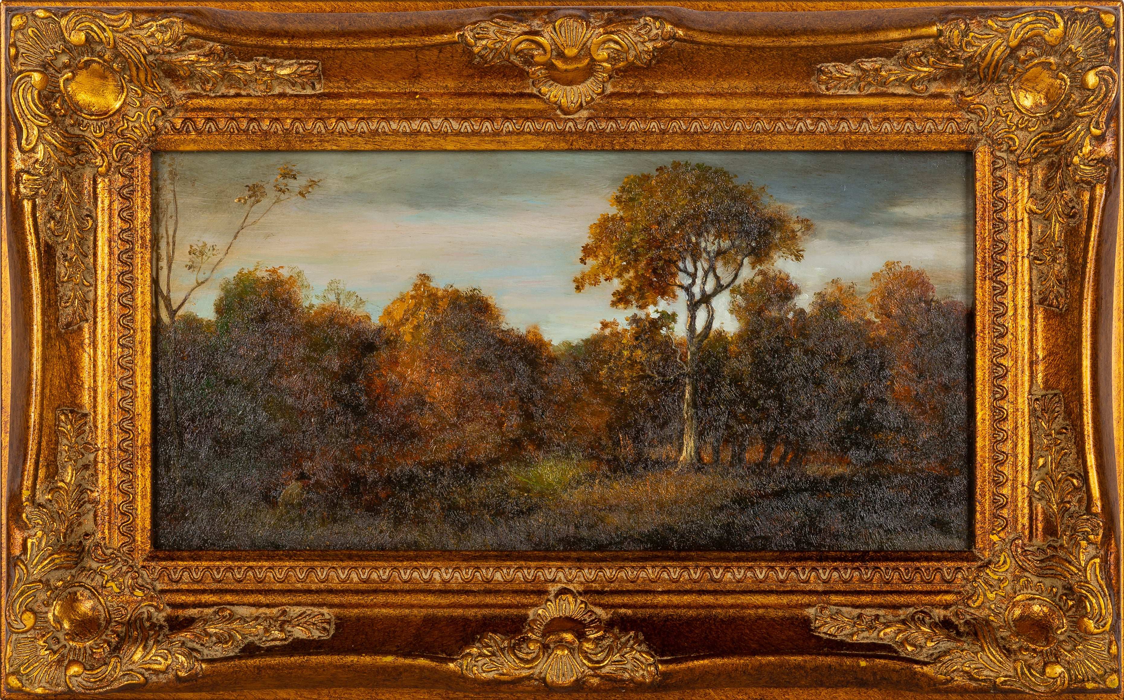 Théodore Rousseau, 'Landscape with Hunter in Foreground'