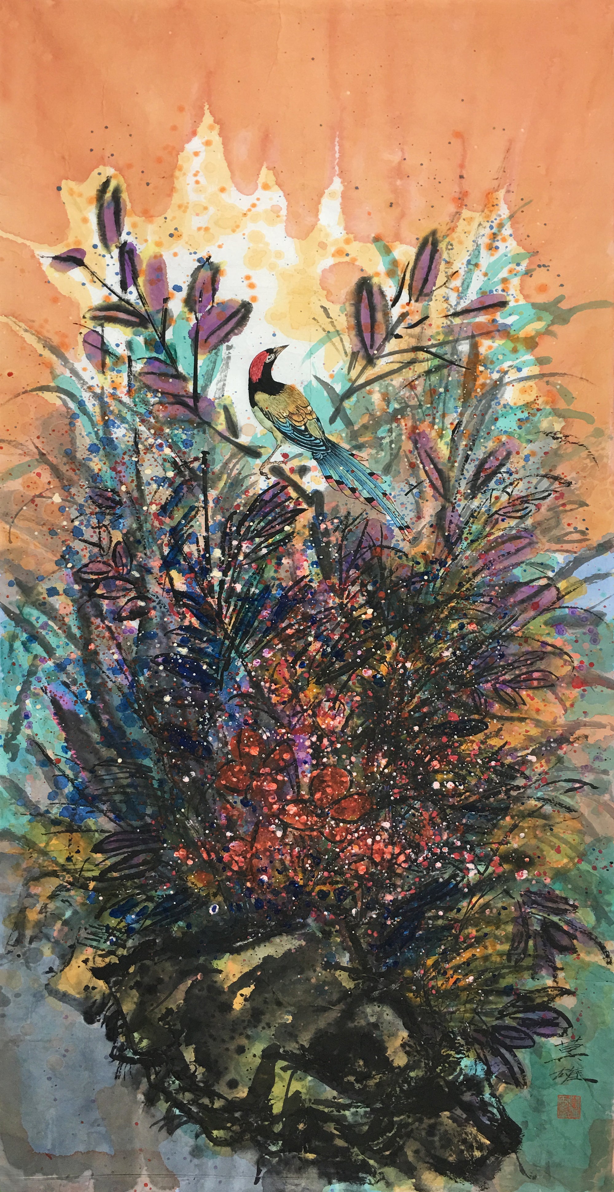 Flowers and Birds