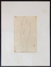 Looking Back Nude Woman