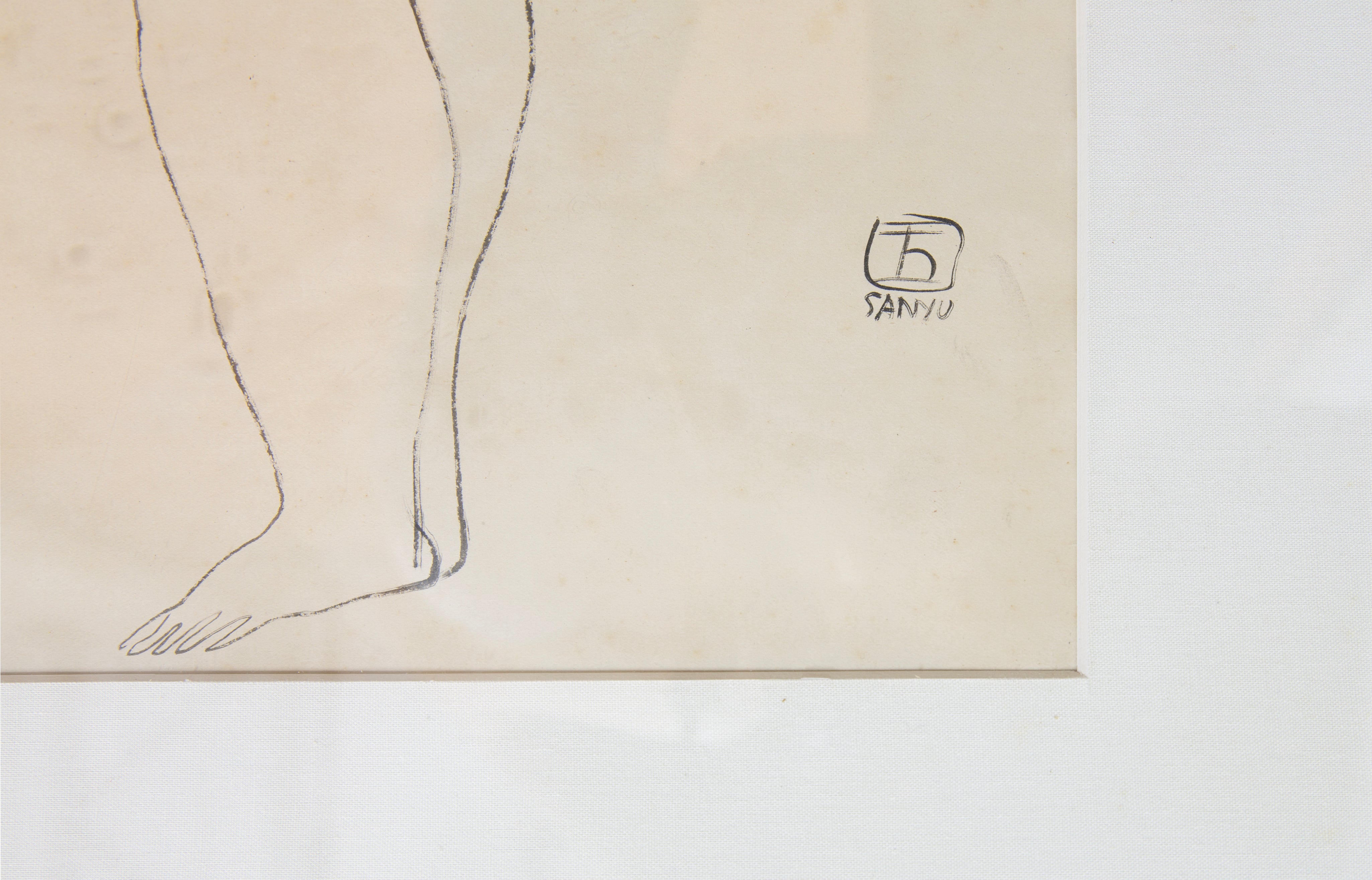 Looking Back Nude Woman