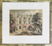 Queen's Square Chapel, Bath; Nassau House, Orange Grove (Prince of Orange House); Mr. Ralph Allen's House in Lilliput Alley from the Garden. J. Wood. Archit. 1727