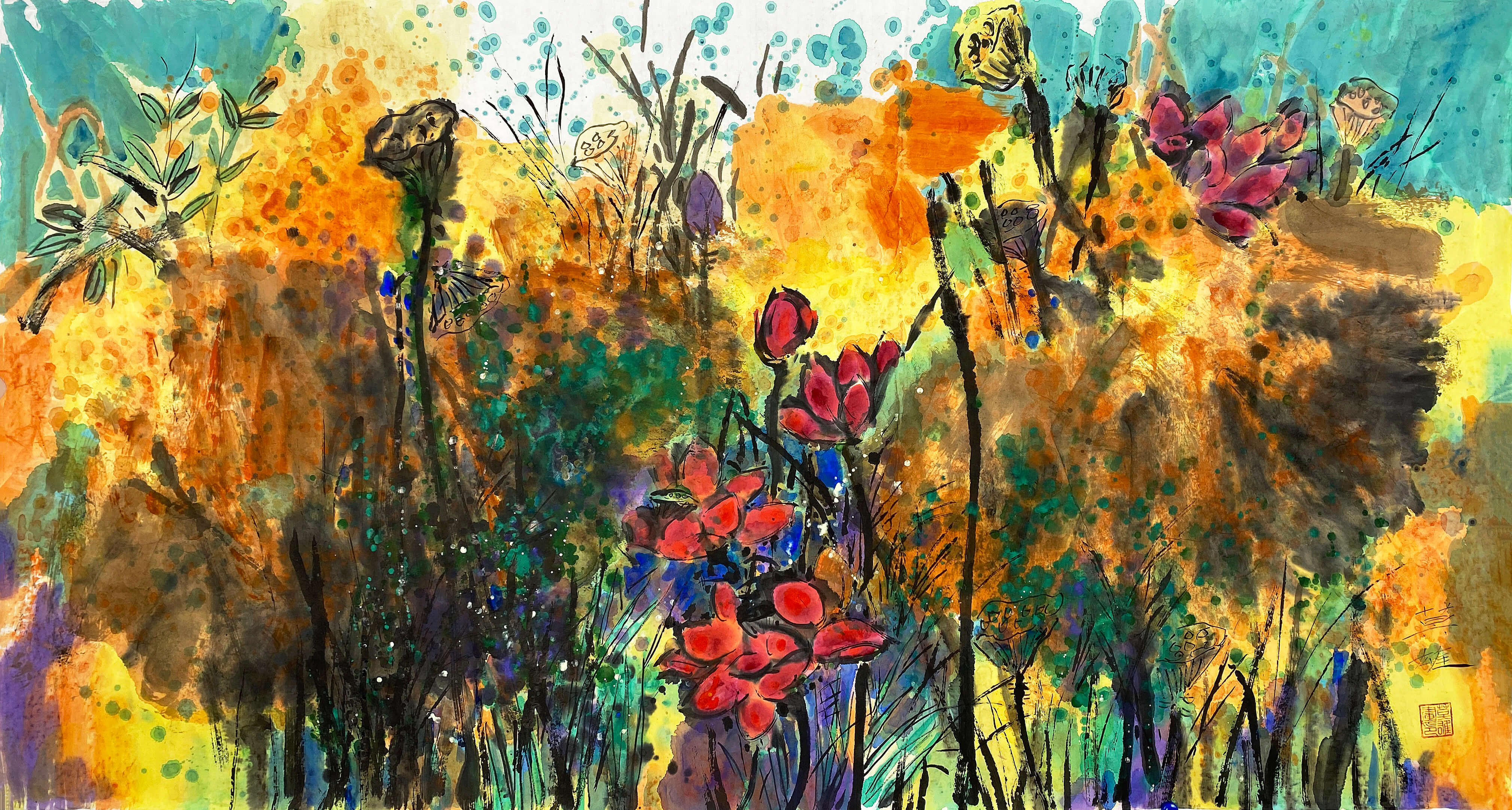 Flowers and Birds