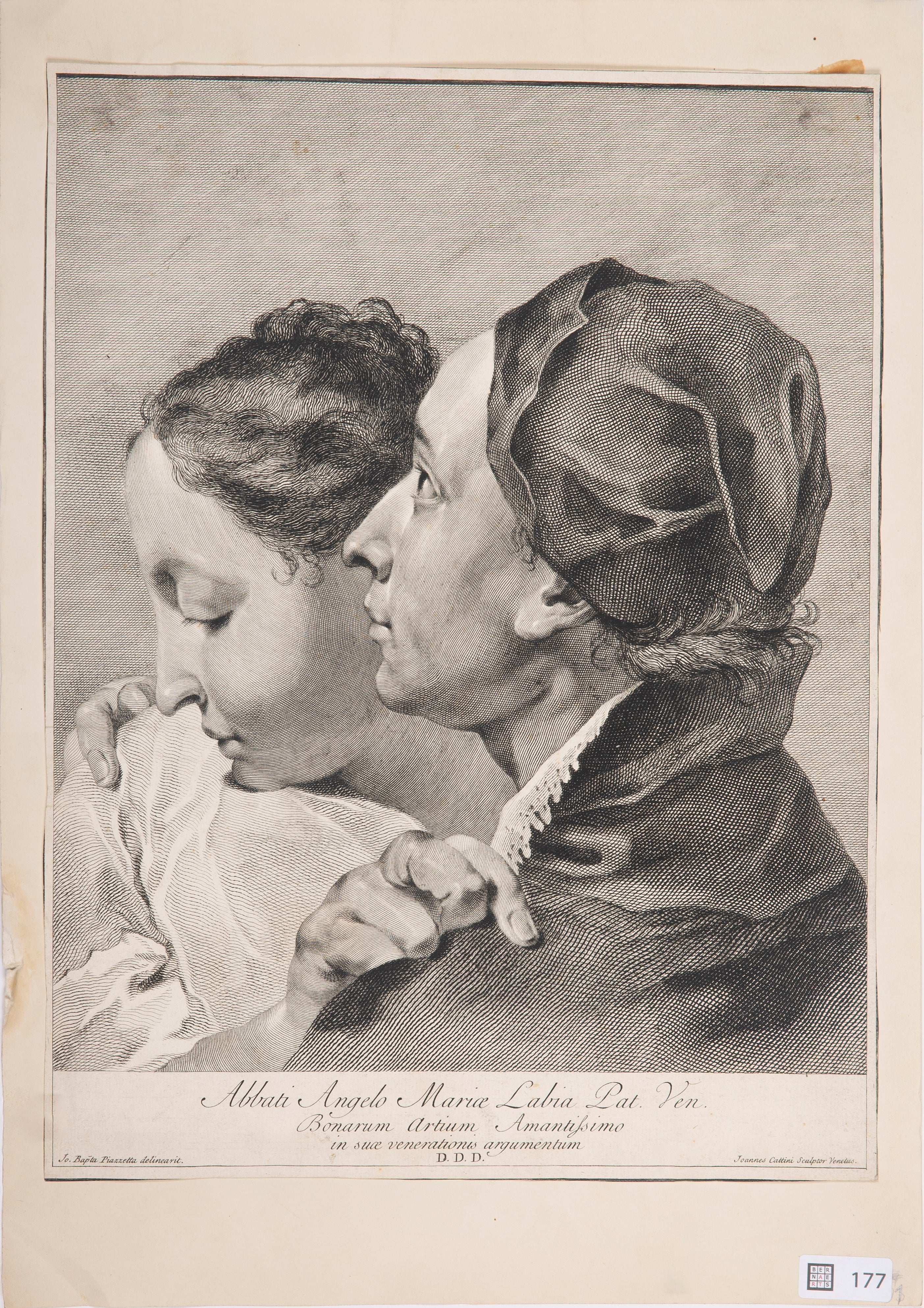 Giovanni Battista Piazzetta, 'Young Girl in the Arms of a Man'