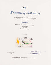 Joan Miro, 'Maravillas con variaciones acrosticas 05'