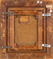 Giovanni Battista Gallo, Woman with a Hand Mirror and a Fan