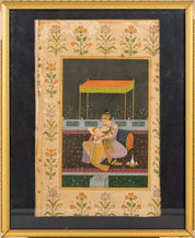 Indian School, A Young Indian Couple in a Garden