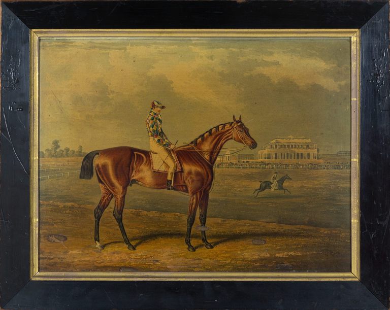 John Frederick Herring Sr (after)  Memnon, the winner of the Great St. Leger, at Doncaster, 1825.