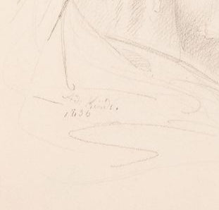 Marie Adelaide Kindt, "Lady with a Harp"