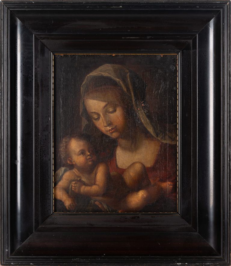 Italian School, 'The Madonna and Child'
