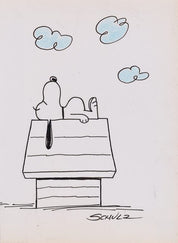 Snoopy Sketch by Charles Schulz
