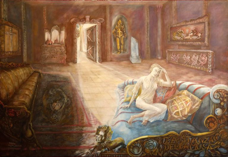 Gasparri Nino, 'La stanza della musa'