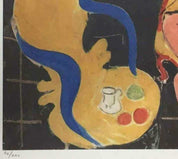 Henri Matisse - Dancer And Rocaille Armchair On A Black